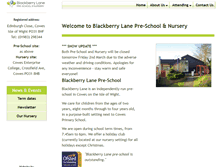 Tablet Screenshot of blackberrylanecowes.co.uk